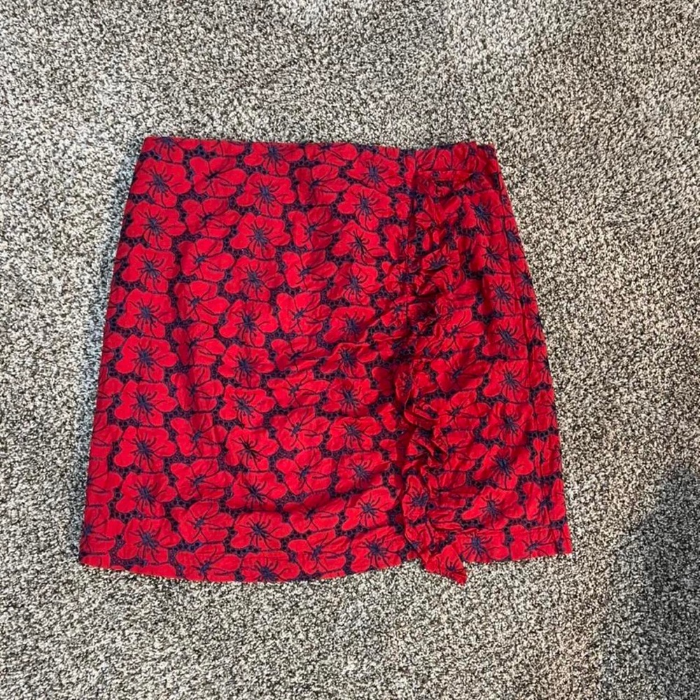 Francesca’s Jun & Ivy Floral eyelet skirt
